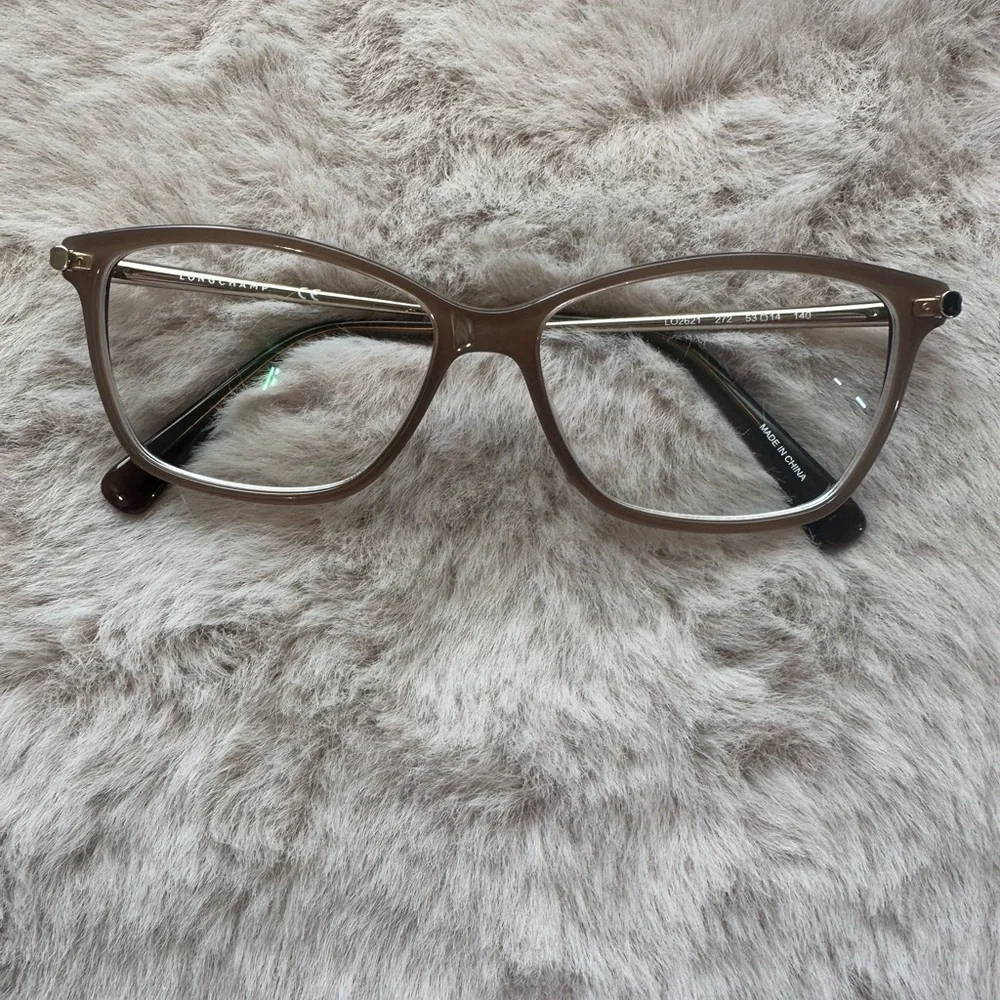 Longchamp Stylish Brown Eyeglasses